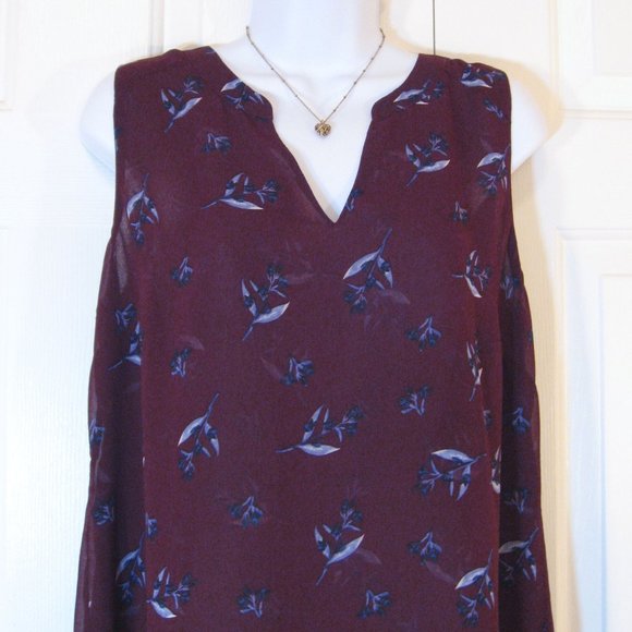 CAbi | 'Bouquet' Floral Print Tunic Blouse Top - Picture 3 of 10